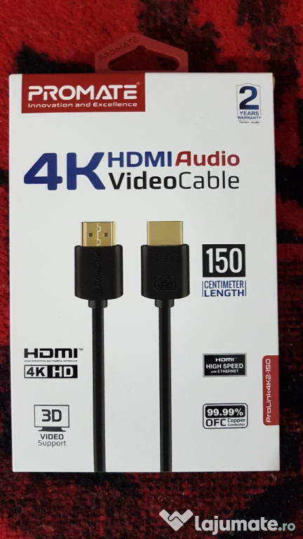 Cablu HDMI,original,nou.Pachet sigilat.