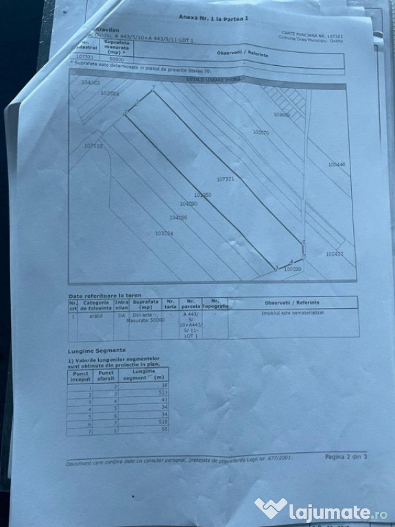 TEREN situat in OVIDIU - VARIANTA Constanta - Ovidiu ( pe dr