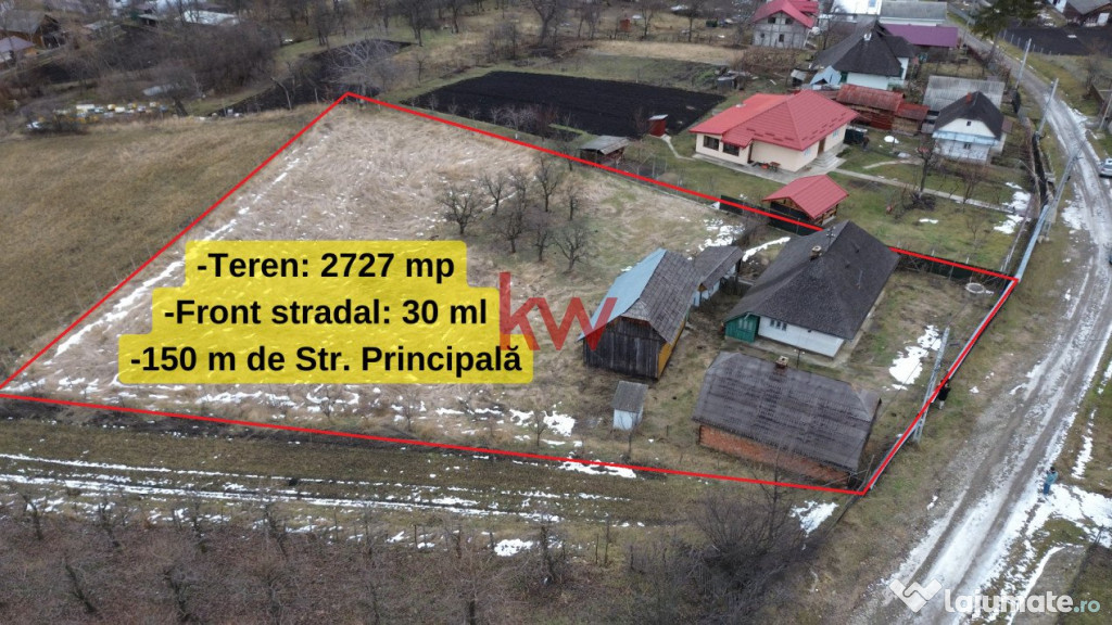 Proprietate cu Teren 2727 mp in Radaseni