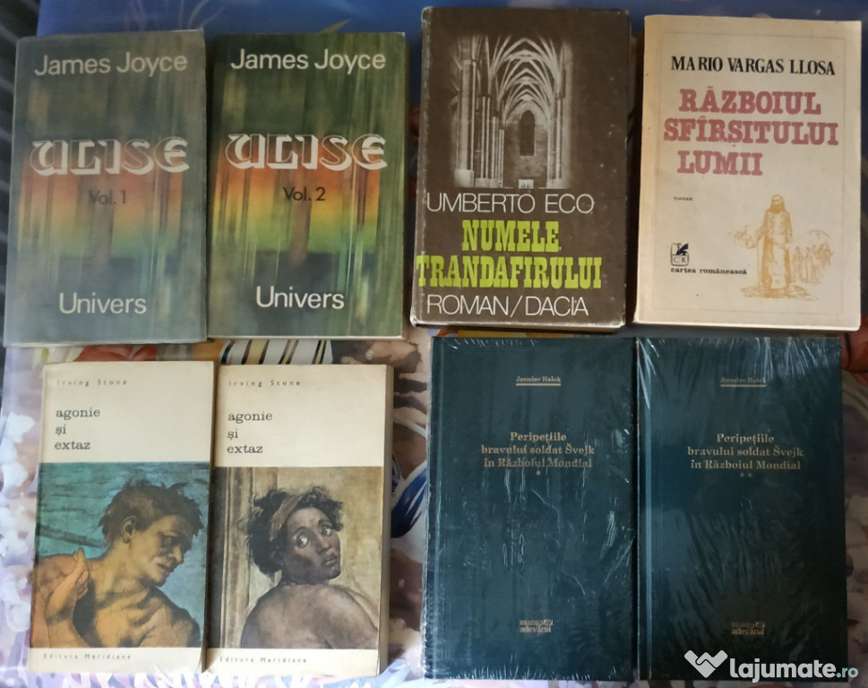 Literatura universală – Eco, Hasek, Joyce, Stone, Vargas Llosa