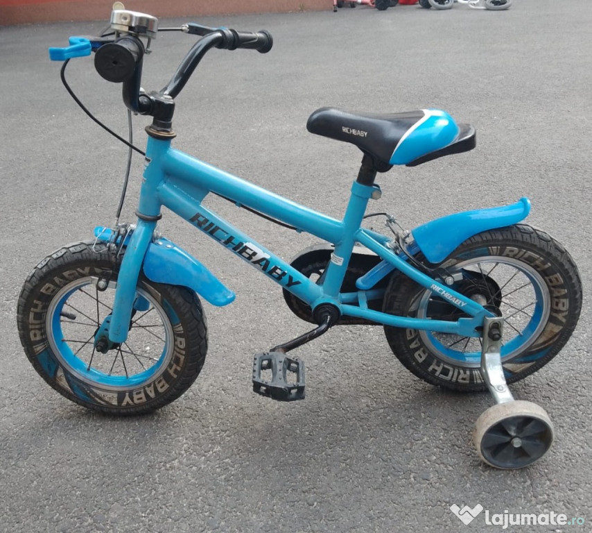 Bicicletă pentru copii albastră