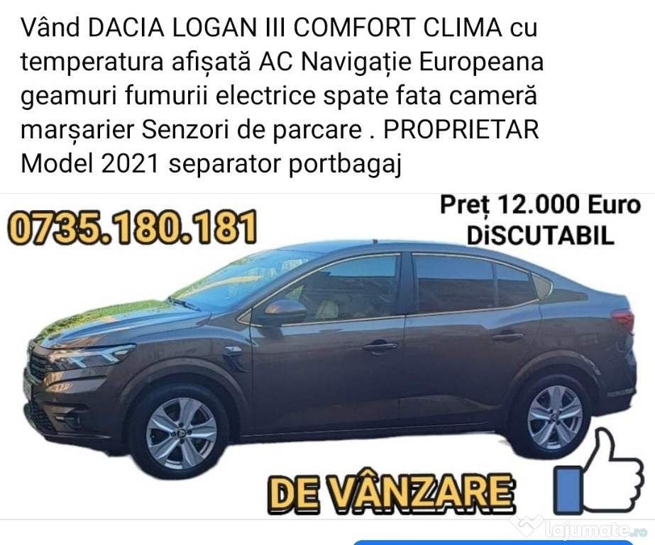 LOGAN III 2021 MARO BERLINĂ