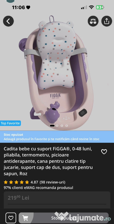 Vând Cădiță bebe