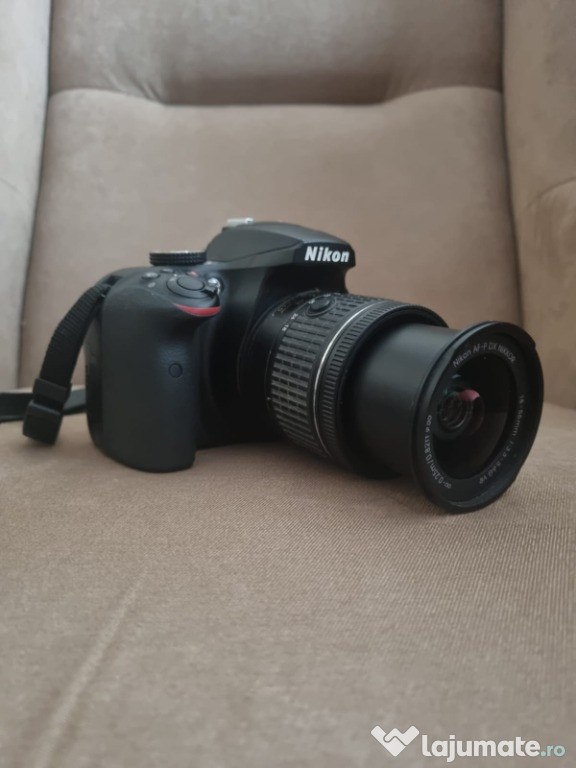 Camera foto Nikon D3400 + obiectiv AF-P 15-55 mm VR, 24.2 MP