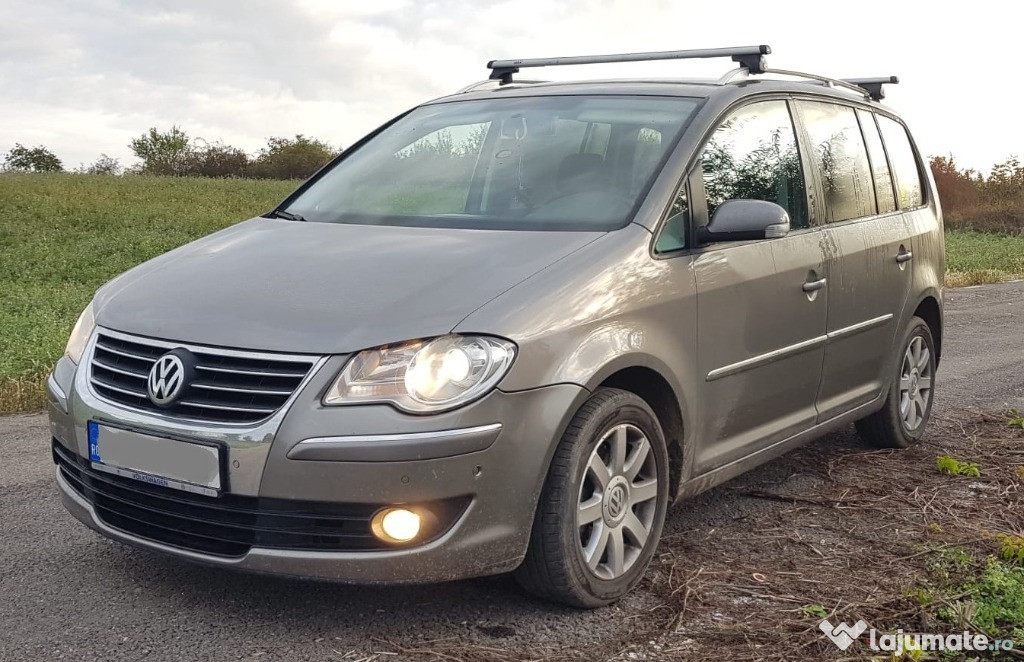 VW TOURAN 2008 2.0 TDI 140cp HighLINE 7 locuri Automata DSG Motor BKD