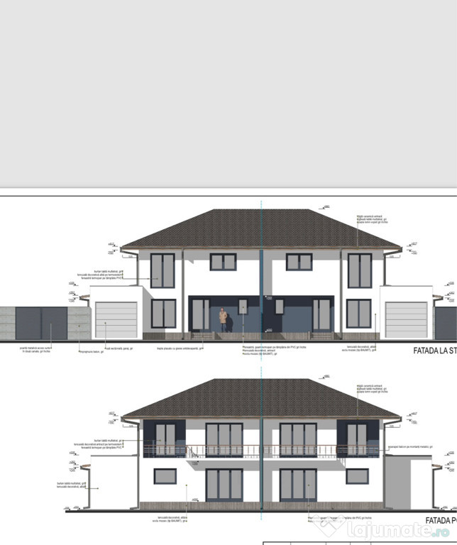 Proiect exclusivist-Duplex cu Garaj finisaje premium