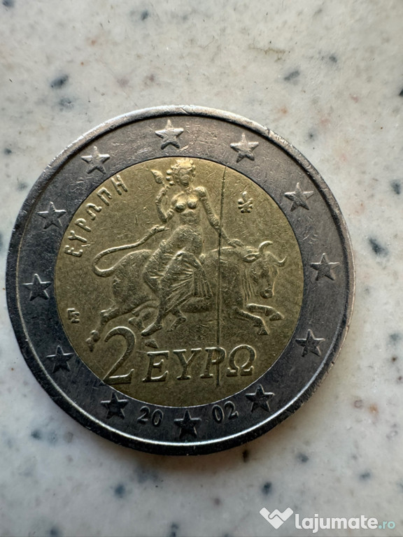 Monedă 2 euro 2002