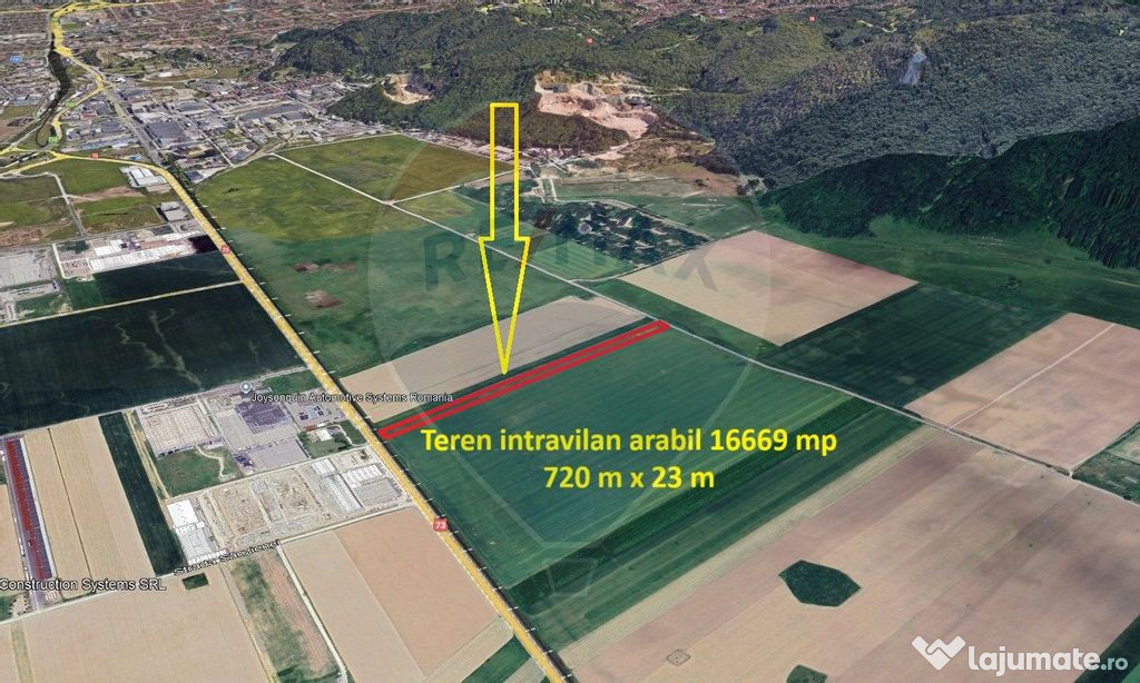 Teren intravilan 16669 mp, Braşov