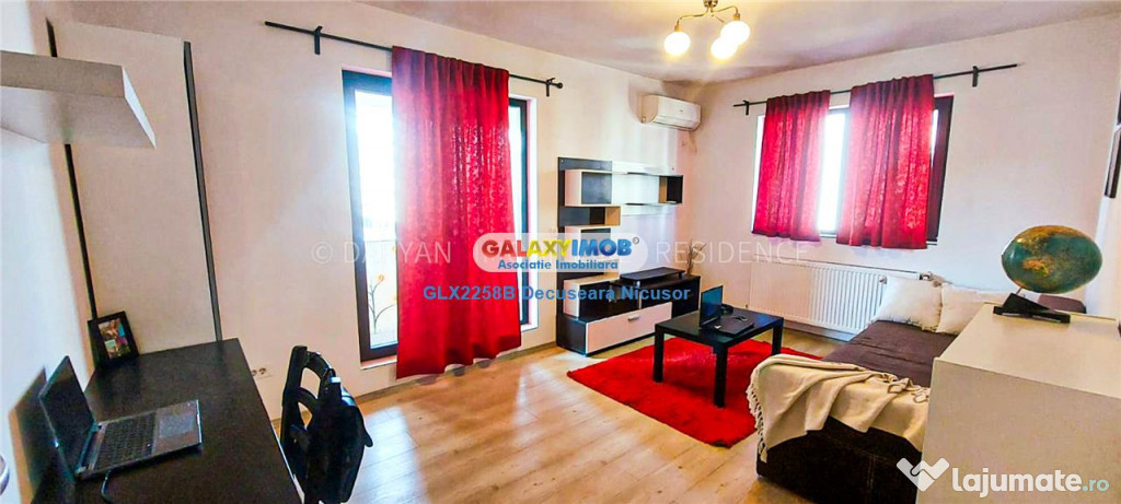 Apartament 2 Camere, mobilat Utilat, Militari Residence, 61.