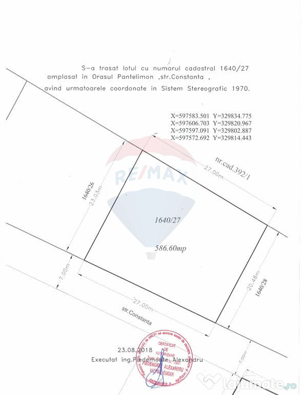 Teren 683 mp | localizare excelenta | deschidere 27ml | u...