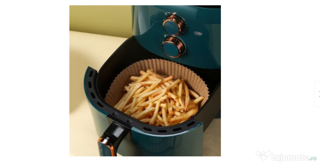 50 bucati hartie copt ThinQ 16x16 pt air fryer, friteuza, cuptor