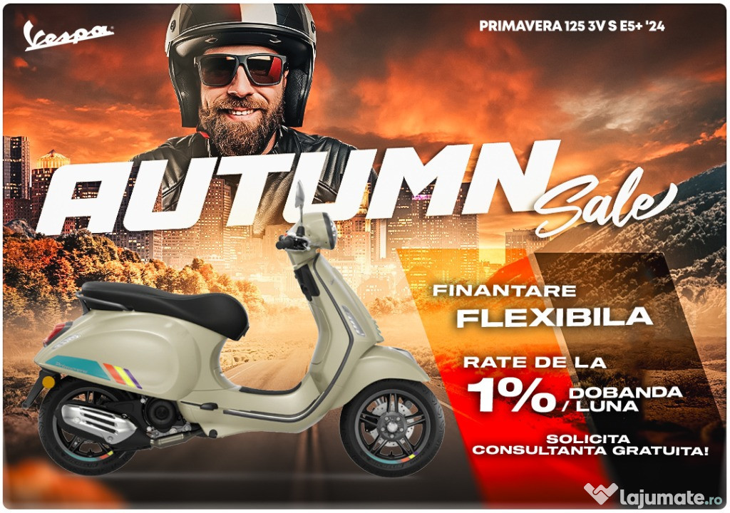 Scuter Vespa Primavera 125 3V S E5+ '24