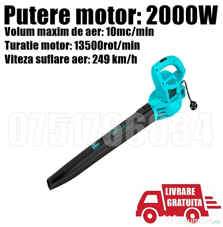 Suflanta Frunze Electric 2000W + LIVRARE GRATUITA