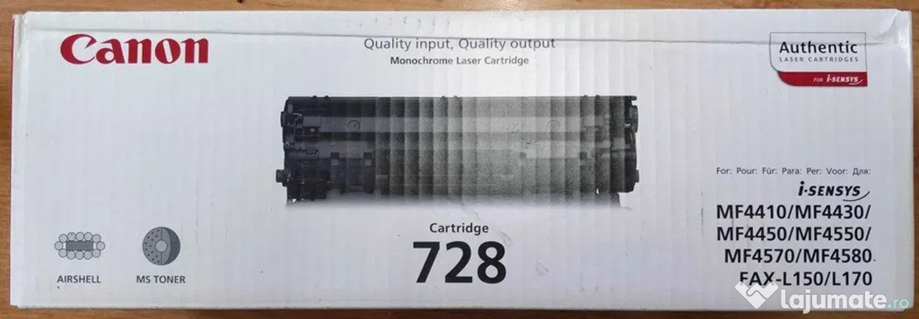 Cartus toner original Canon CRG-728