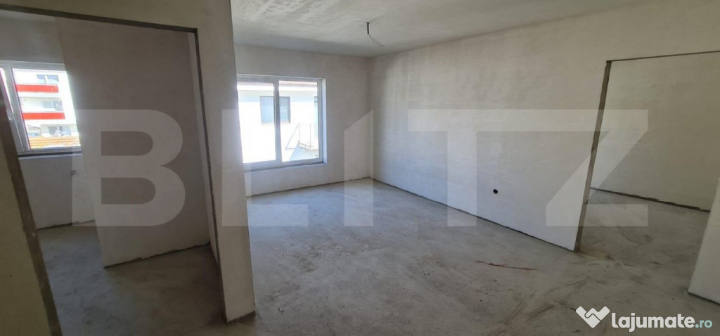 Apartament 2 camere decomandat, 47.26 mp, zona Terra