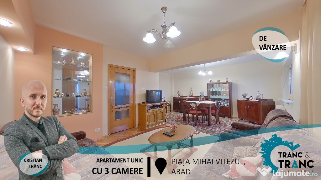 Apartament unic cu 4 camere vis-a-vis de Piata mica