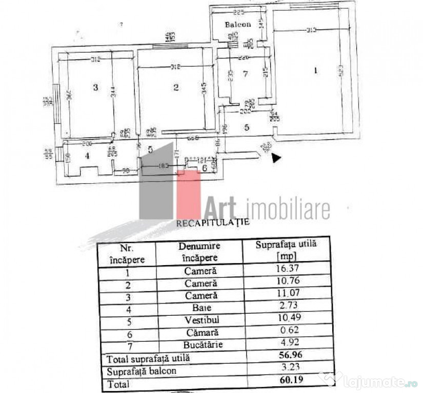 Apartament 3 camere de vanzare zona Pantelimon-Bulevardul...