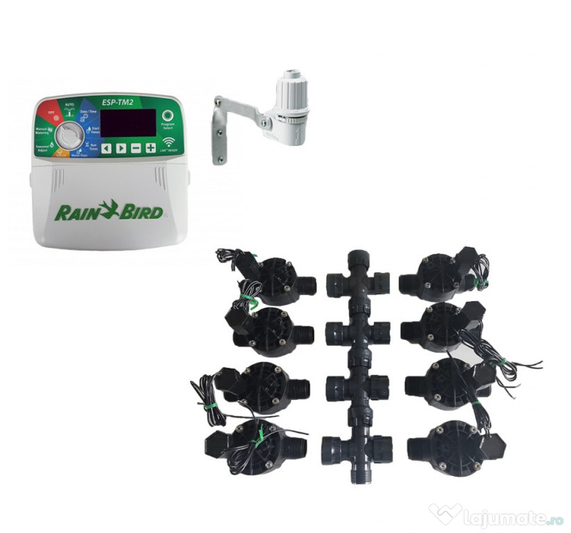 KIT IRIGATIE 8 ZONE INTERIOR RAINBIRD