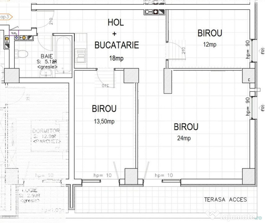 Spatiu comercial, 72.5mp, zona BMW