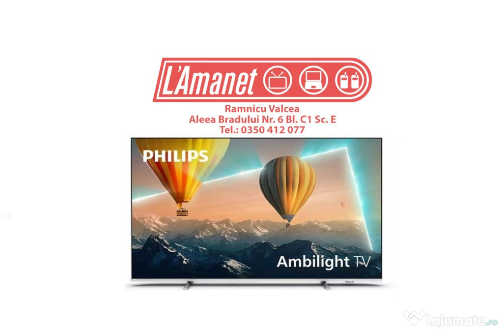 TV Philips Ambilight LED 43PUS8007 108cm Smart Android 4KUltraHD