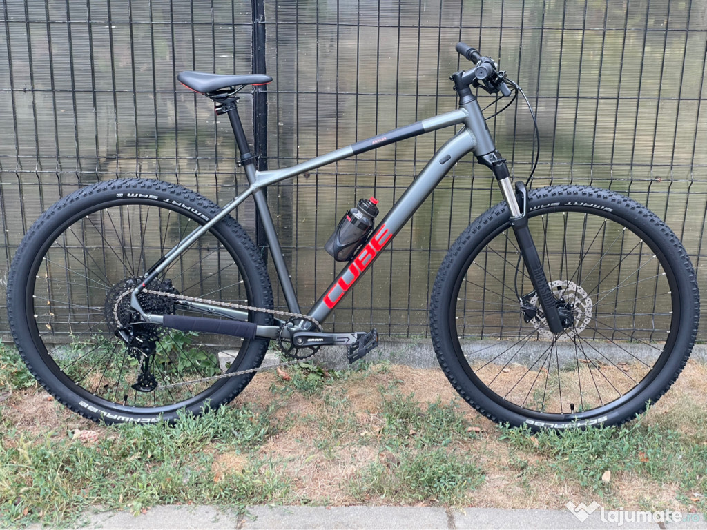 Bicicleta MTB CUBE Analog 2024 Nou Gri Mat 1X12 Sram Eagle