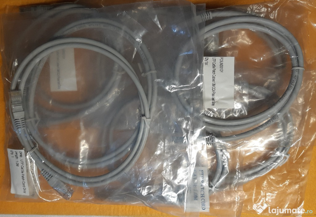 Cabluri retea, accesorii, hub, patchcord, priza