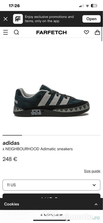 Adidas Adimatic x Neighbourhood