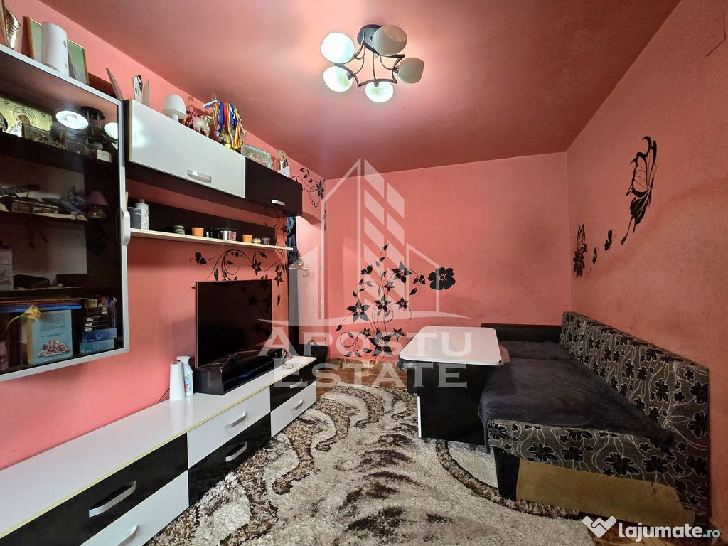 Apartament cu 2 camere, etaj intermediar, zona Dacia