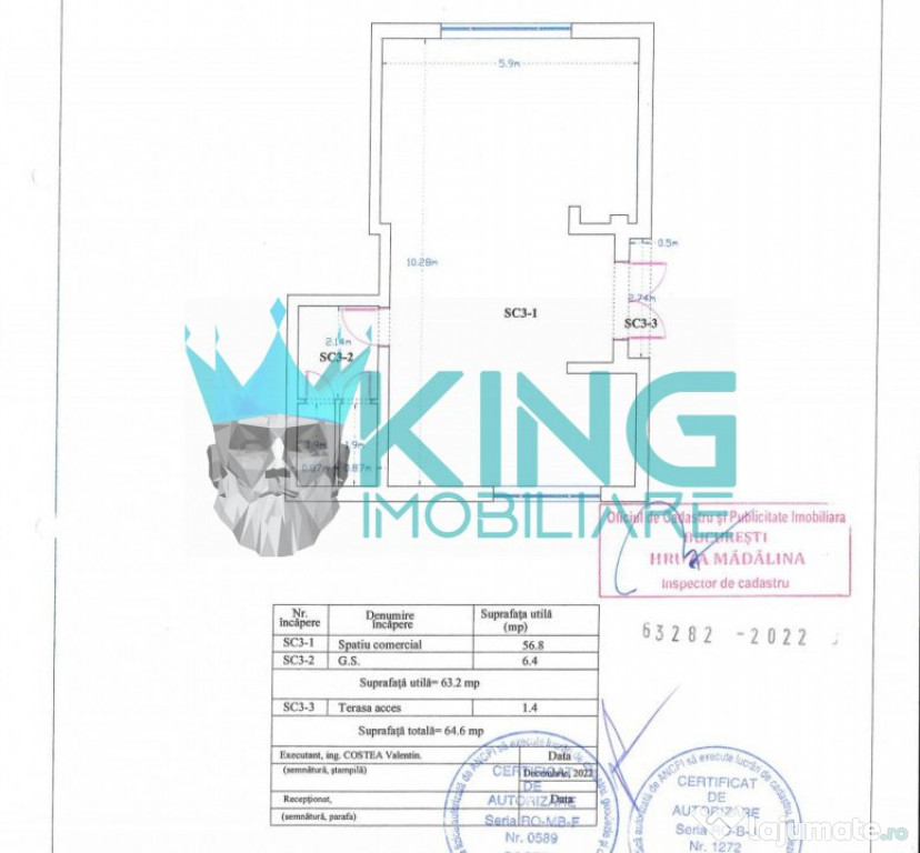 Spatiu Comercial 65 MP | Ghencea | P/4 | 380W | Centrala Ind