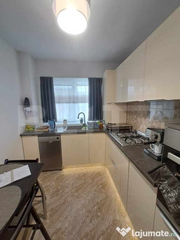 Apartament 2 camere Sanpetru, cu incalzire in pardoseala.