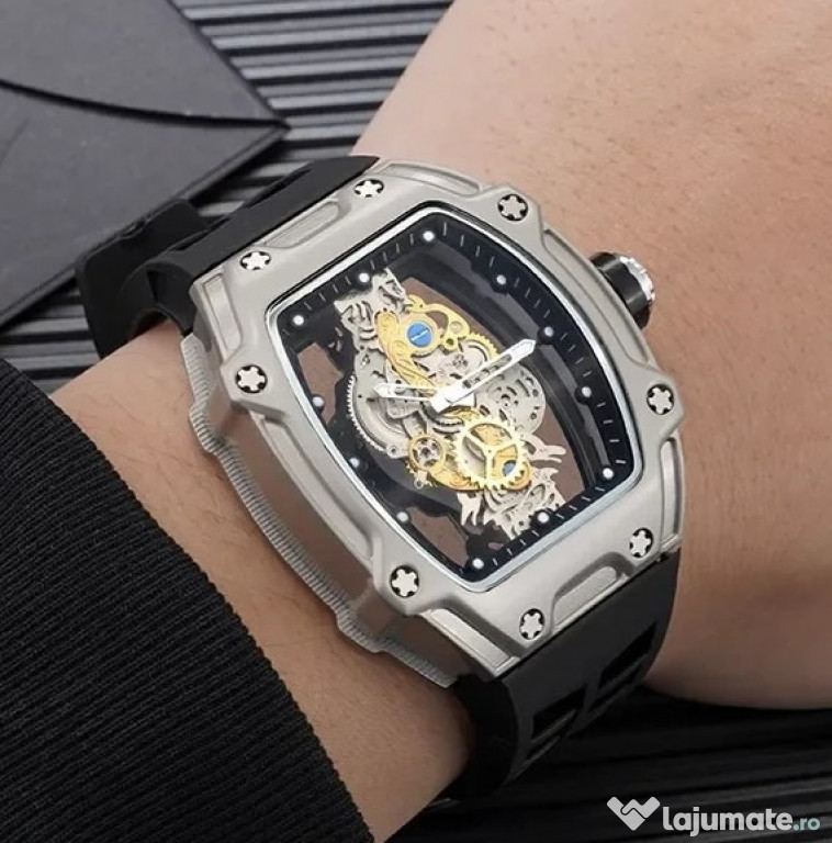 Ceas skeleton, Richard Mille look