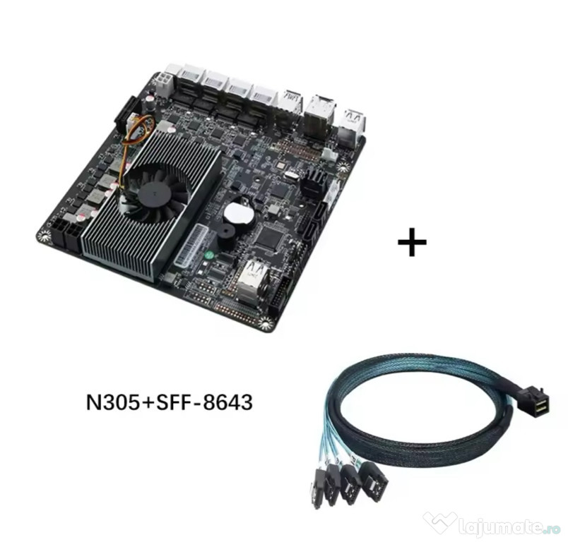 Placa baza NAS+CPU Intel i3 N305+16Gb Ddr5