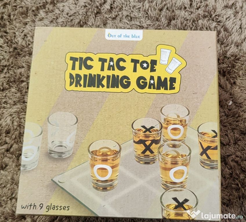 Drinking Game, Tic Tac Toe cu 9 pahare