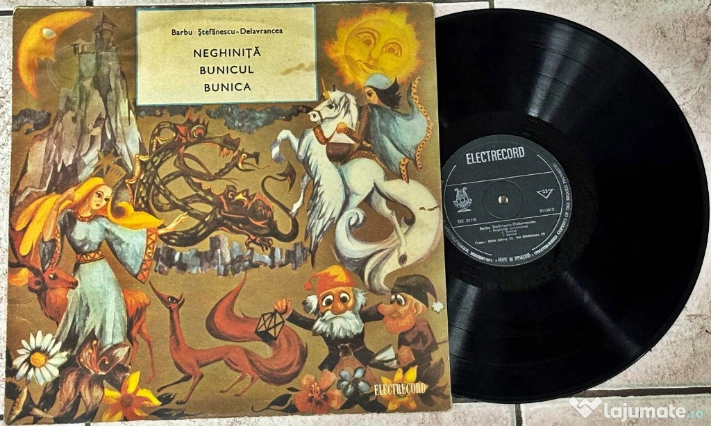 Disc vinil Neghinita / Bunicul / Bunica - Barbu Delavrancea