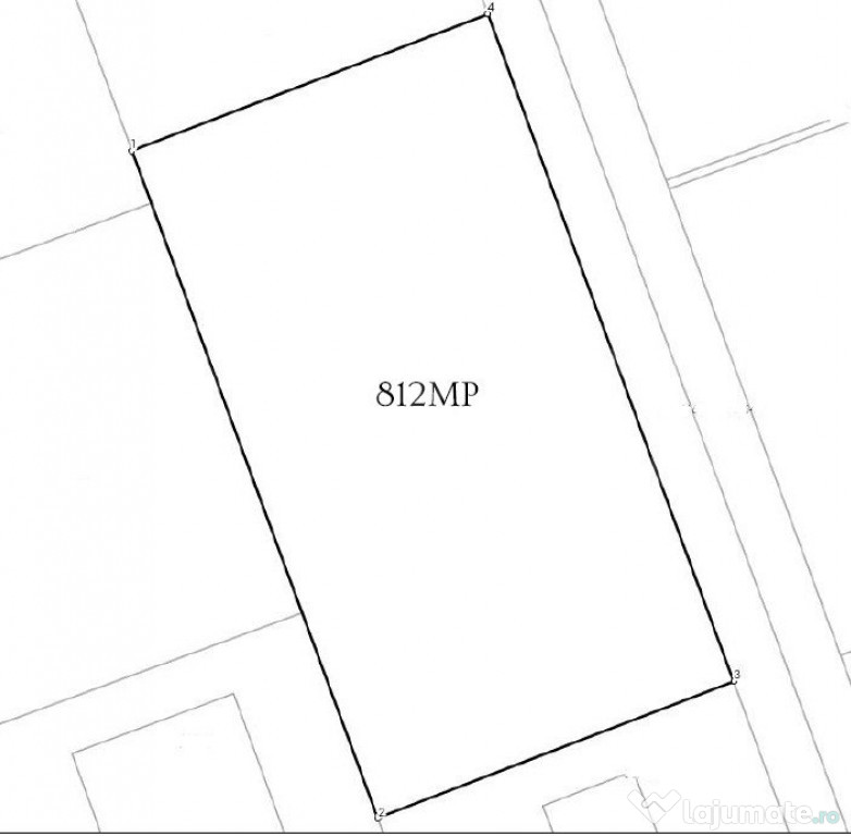 Oportunitate: Teren Intravilan 812 mp Valea Ursului, langa P