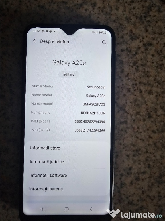 Telefon samsung a20e
