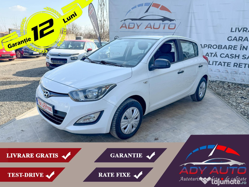 Hyundai i20 . 1,1 Diesel . An 2014 . Rate fixe . Garantie 12 luni