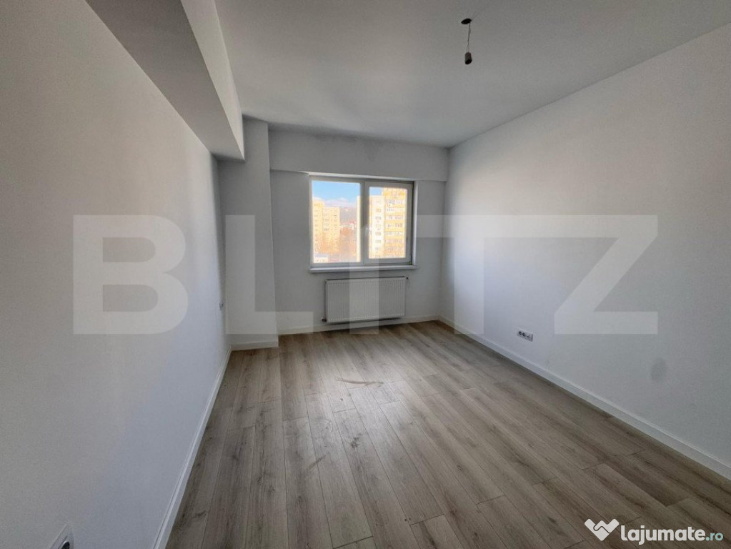 Apartament decomandat de 2 camere, 58.8 mp, etaj 1 de parcar