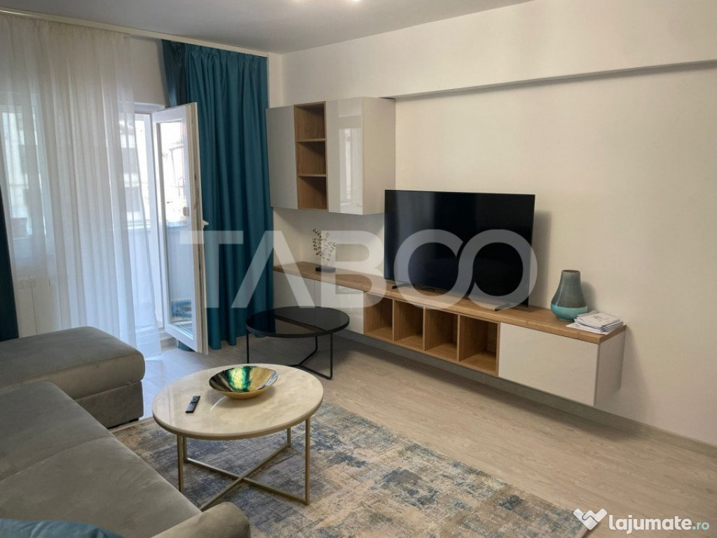 Apartament modern 3 camere decomandat balcon etaj 1 Central