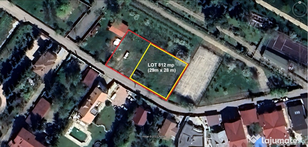 TEREN - Snagov, strada Zorelelor, Lot 812 mp