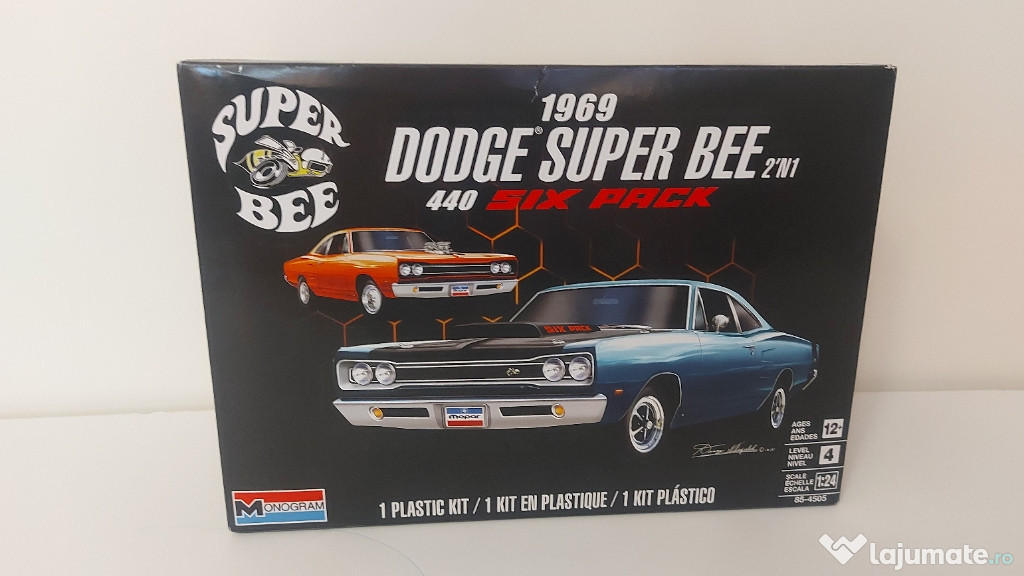 Dodge Super Bee macheta kit Monogram 1/24