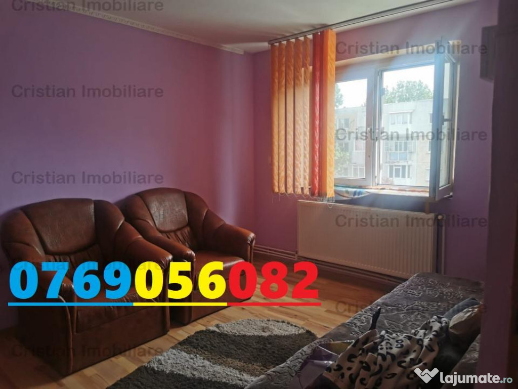 Apartament 3 camere, etaj 3, izolat termic, zona Obor