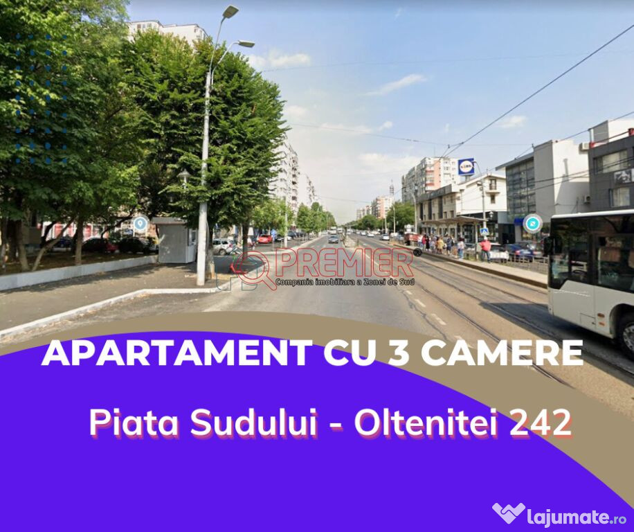 Sos. Oltenitei -Tulnici - Metrou Piata Sudului - 3 camere