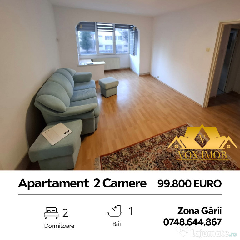 Apartament 2 Camere de Vanzare - Zona Garii