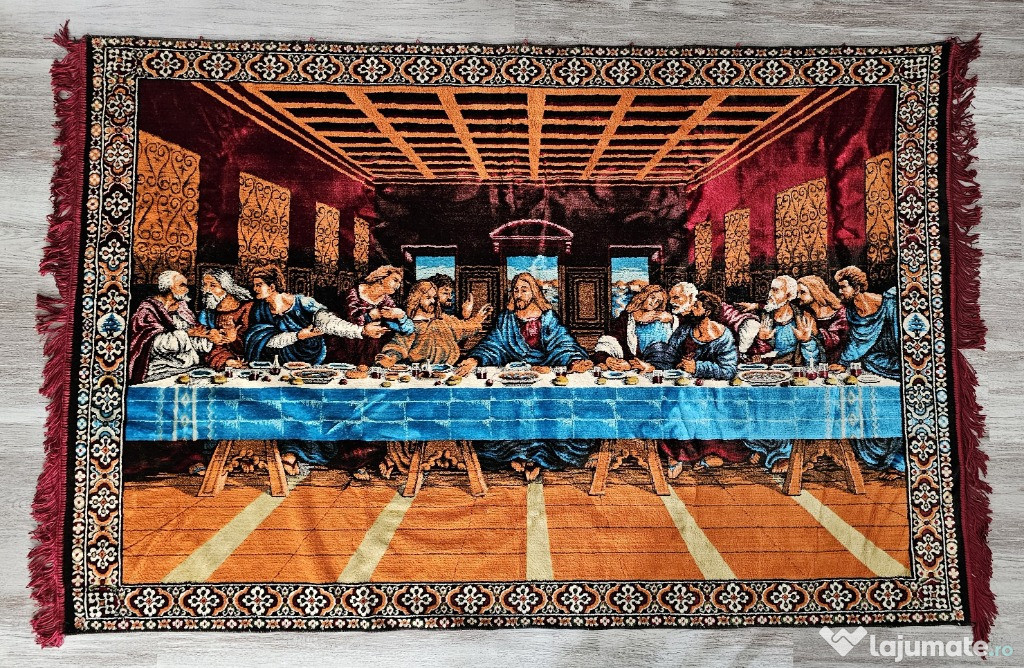 Carpetă de perete cu Cina cea de Taină