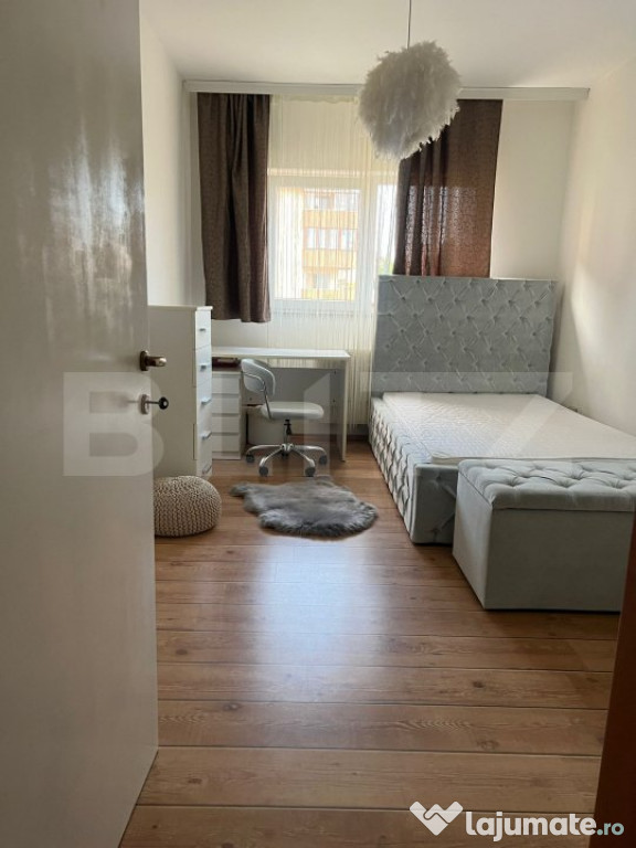 Apartament cu 3 camere, mobilat modern, parcare, zona Muzeul