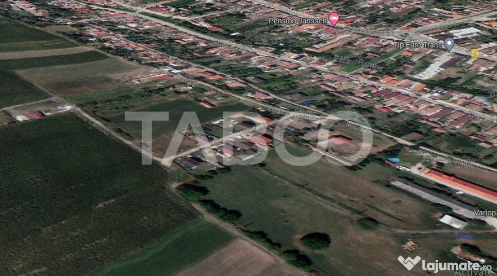 Teren de vanzare intravilan Sura Mare cu utilitati zona deos