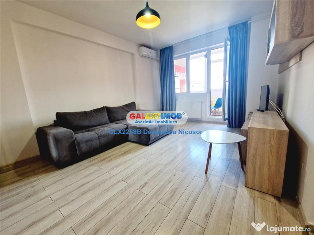 Apartament 2 camere Militari Residence, mobilat utilat 380 e