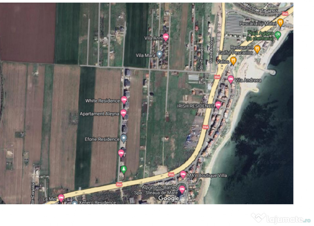 Teren intravilan Constanta zona Agigea Pescarie