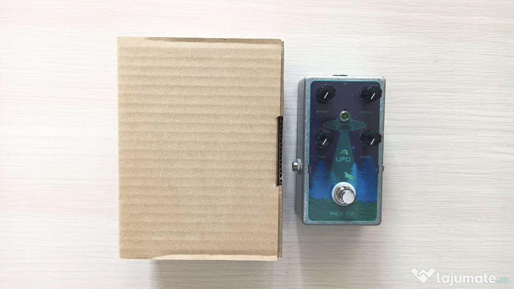 INCK FX UFO - gated germanium fuzz Moog synth pedala chitara electrica